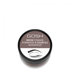 Kreminiai antakių šešėliai Gosh Brow Pomade 4 ml, 002 Greybrown kaina ir informacija | Antakių dažai, pieštukai | pigu.lt