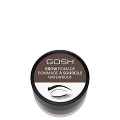 Kreminiai antakių šešėliai Gosh Brow Pomade 4 ml, 003 Dark Brown цена и информация | Карандаши, краска для бровей | pigu.lt