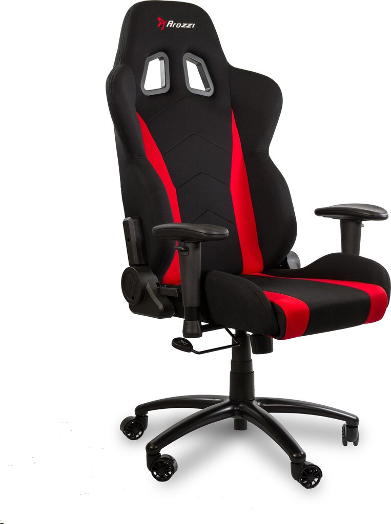 Žaidimų kėdė Arozzi Inizio, juoda/raudona kaina ir informacija | Biuro kėdės | pigu.lt