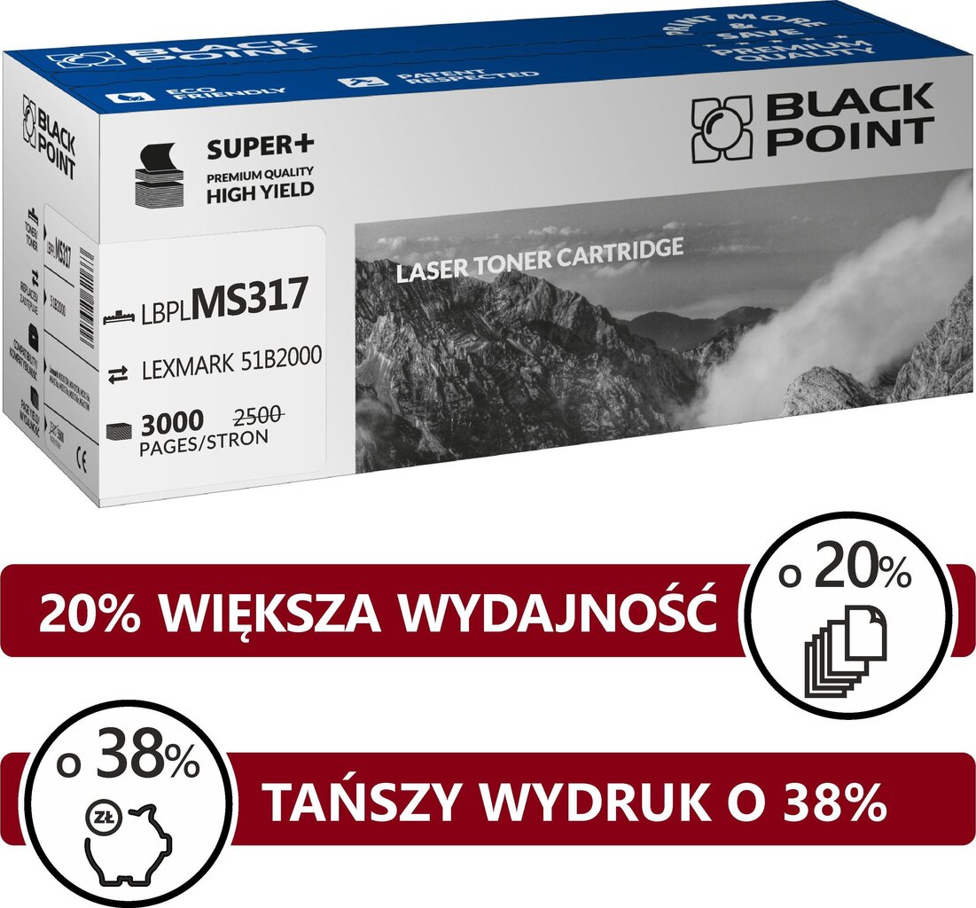Black Point BLLMS317SBCBW kaina ir informacija | Kasetės lazeriniams spausdintuvams | pigu.lt