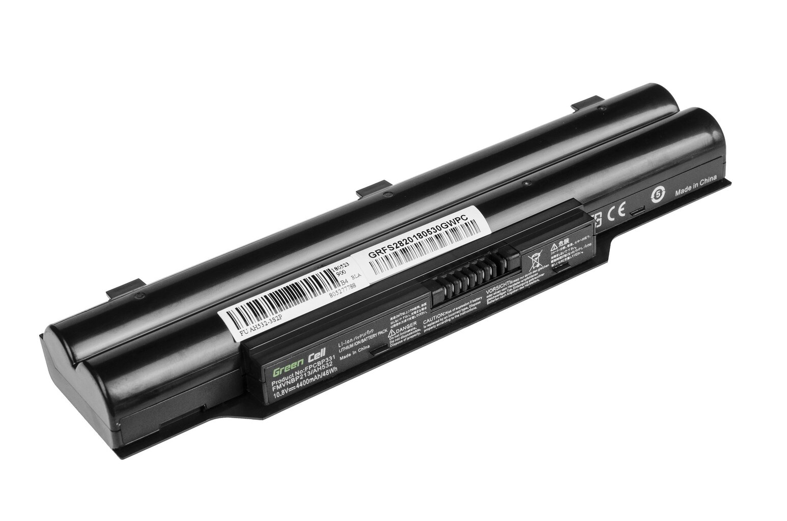 Green Cell Laptop Battery FPCBP331 FMVNBP213 Fujitsu Lifebook A532 AH532 цена и информация | Akumuliatoriai nešiojamiems kompiuteriams | pigu.lt