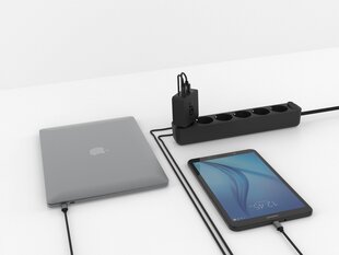 Зарядное устройство Green Cell USB-C 45 Вт PD с кабелем USB-C и дополнительным портом USB для ASUS ZENBOOK, HP Spectre, HP Envy X2 и других  цена и информация | Зарядные устройства для телефонов | pigu.lt