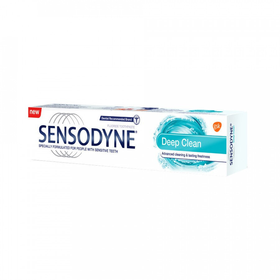 Dantų pasta Sensodyne Deep Clean 75 ml цена и информация | Dantų šepetėliai, pastos | pigu.lt