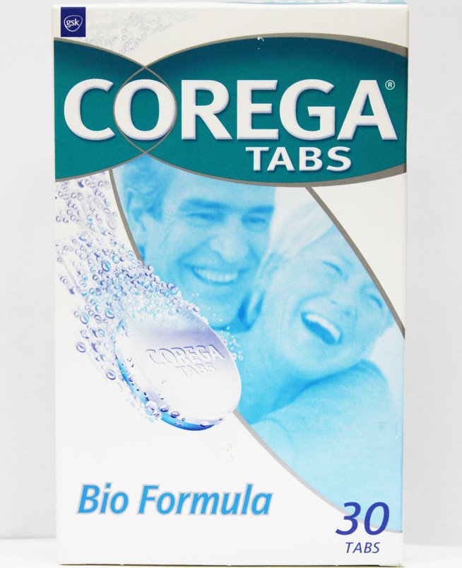 Protezų valiklis Corega Tabs Bio Formula 30 vnt цена и информация | Dantų šepetėliai, pastos | pigu.lt