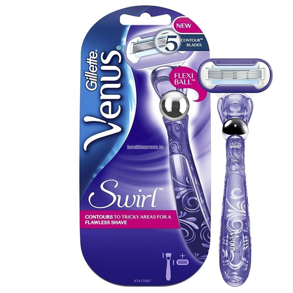 Skustuvas Gillette Venus Swirl Flexiball, 1 vnt. цена и информация | Skutimosi priemonės ir kosmetika | pigu.lt