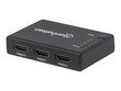 MH 4K Compact 4-Port HDMI Splitter black цена и информация | Adapteriai, USB šakotuvai | pigu.lt