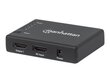 MH 4K Compact 4-Port HDMI Splitter black kaina ir informacija | Adapteriai, USB šakotuvai | pigu.lt