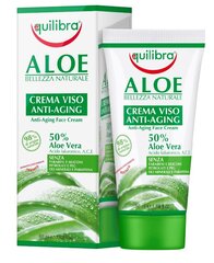 Антивозрастной крем для лица с экстрактом алоэ вера Equilibra Aloe Bellezza Naturale 50 мл цена и информация | Кремы для лица | pigu.lt