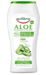 Кремообразное желе для душа с экстрактом алоэ вера Equilibra Aloe 250 мл цена и информация | Масла, гели для душа | pigu.lt