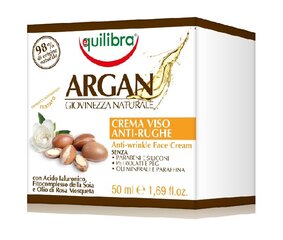 Крем для лица с аргановым маслом для зрелой кожи Equilibra Argan Natural Youth 50 мл цена и информация | Кремы для лица | pigu.lt