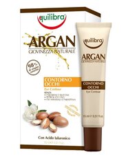 Крем для кожи вокруг глаз с аргановым маслом Equilibra Argan Natural Youth 15 мл цена и информация | Сыворотки, кремы для век | pigu.lt