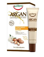 Paakių kremas su argano aliejumi Equilibra Argan Natural Youth, 15 ml kaina ir informacija | Paakių kremai, serumai | pigu.lt