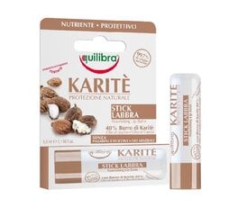 Питательный бальзам для губ Equilibra Karite Protezione Naturale 5,5 мл цена и информация | Помады, бальзамы, блеск для губ | pigu.lt
