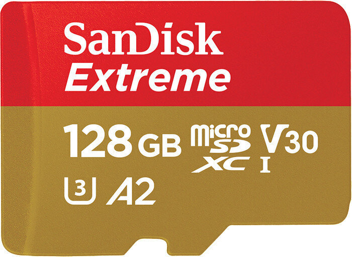Sandisk MicroSDXC 128GB (+SD adapteris) kaina ir informacija | Atminties kortelės telefonams | pigu.lt