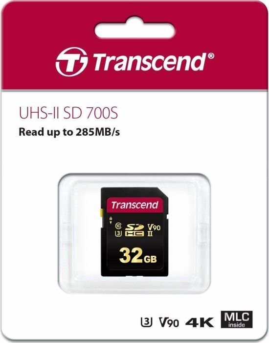 Transcend TS32GSDC700S MicroSDHC 32GB kaina ir informacija | Atminties kortelės telefonams | pigu.lt