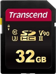 Transcend TS32GSDC700S MicroSDHC 32GB цена и информация | Карты памяти для телефонов | pigu.lt