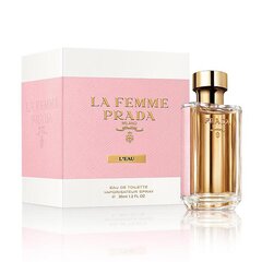 Туалетная вода Prada La Femme L'Eau EDT для женщин 35 мл цена и информация | Женские духи | pigu.lt