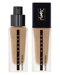 Makiažo pagrindas Yves Saint Laurent Encre De Peau All Hours 25 ml, BR50 Cool Honey kaina ir informacija | Makiažo pagrindai, pudros | pigu.lt