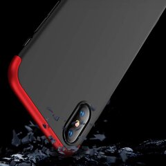 Чехол для телефона 360 Protection iPhone XS Max black-red цена и информация | Чехлы для телефонов | pigu.lt