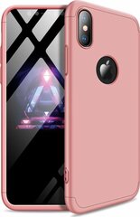 Telefono dėklas 360 Protection iPhone XS Max pink kaina ir informacija | Telefono dėklai | pigu.lt