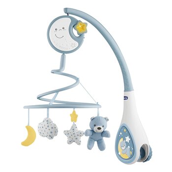 Karuselė - projektorius Chicco Next2Dreams, mėlyna kaina ir informacija | Žaislai kūdikiams | pigu.lt