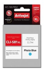 Картридж для принтеров ActiveJet ACC-581PBNX, синий цена и информация | Картриджи для струйных принтеров | pigu.lt