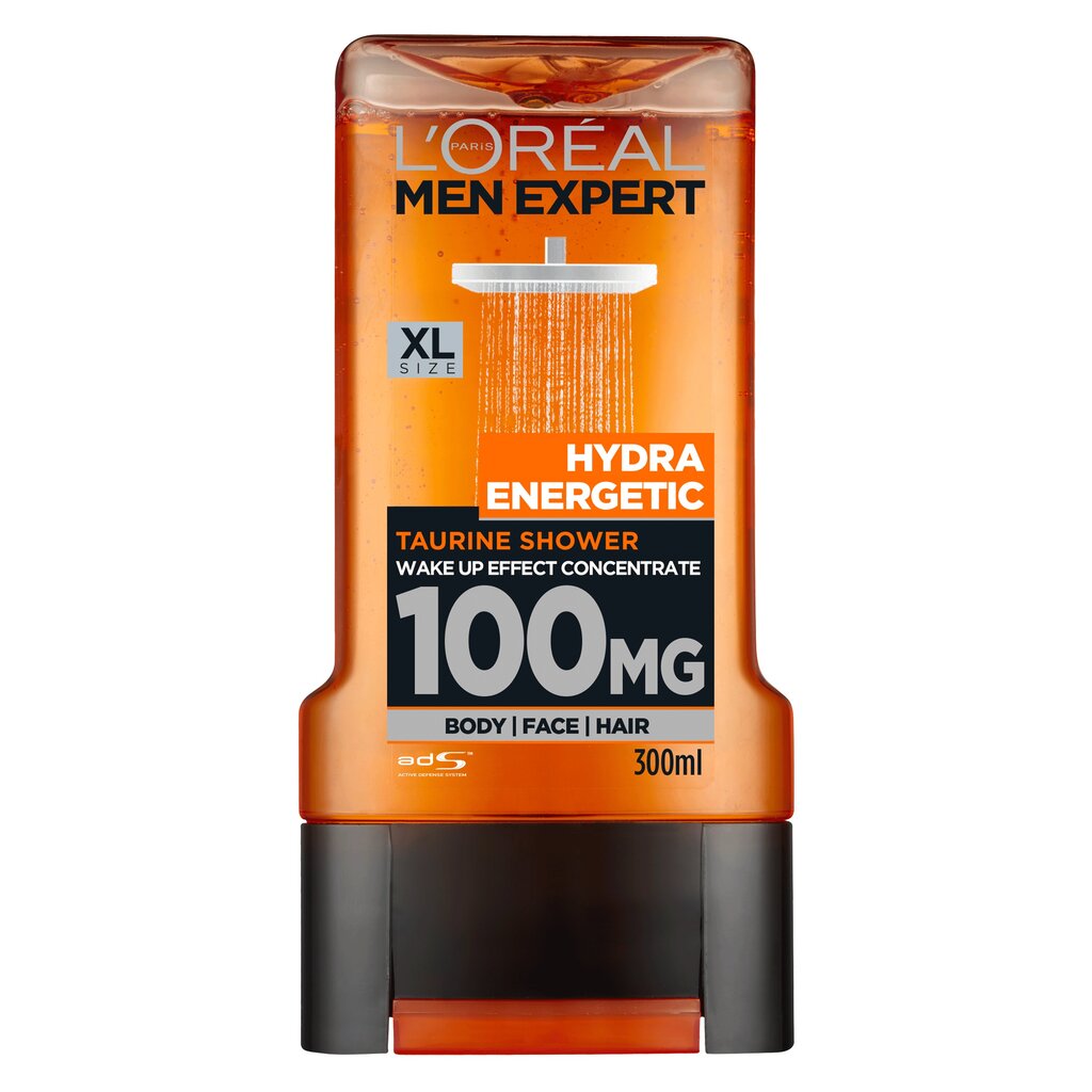 Dušo želė L'Oreal Men Expert Hydra Energetic Taurine, 300 ml kaina ir informacija | Dušo želė, aliejai | pigu.lt