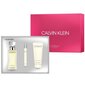 Rinkinys Calvin Klein Eternity moterims: kvapusis vanduo EDP, 100 ml + kūno losjonas, 100 ml + kelioinis kvapusis vanduo EDP, 10 ml kaina ir informacija | Kvepalai moterims | pigu.lt