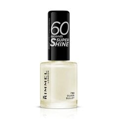 Greitai džiūstantis nagų lakas Rimmel London 60 Seconds Super Shine 8 ml kaina ir informacija | Nagų lakai, stiprintojai | pigu.lt