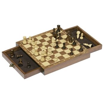 Magnetiniai šachmatai su stalčiais kaina ir informacija | Stalo žaidimai, galvosūkiai | pigu.lt