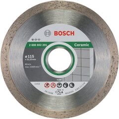 Deimantinis pjovimo diskas Bosch, 115 x 22,23 mm Professional Eco kaina ir informacija | Šlifuokliai | pigu.lt