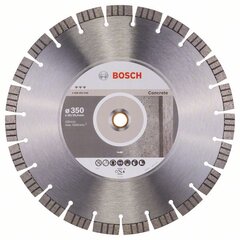 Deimantinis pjovimo diskas Bosch Concrete, 350 mm kaina ir informacija | Mechaniniai įrankiai | pigu.lt