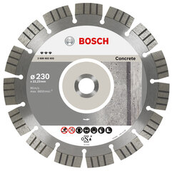 Алмазный отрезной диск Bosch Concrete, 230 мм цена и информация | Механические инструменты | pigu.lt