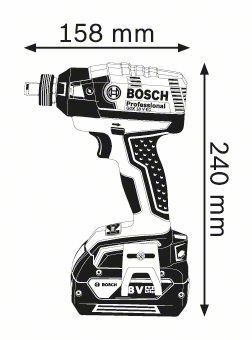 Akumuliatorinis smūginis suktuvas Bosch GDX 18V V-EC kaina ir informacija | Suktuvai, gręžtuvai | pigu.lt