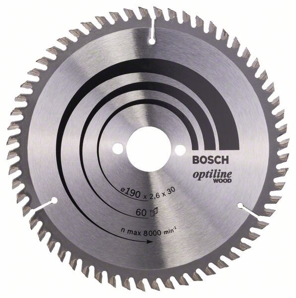 Pjovimo diskas Bosch Optiline Wood kaina ir informacija | Pjūklai, pjovimo staklės | pigu.lt