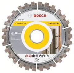 Алмазный диск Bosch Best for Universal 125 х 22,23 мм цена и информация | Механические инструменты | pigu.lt