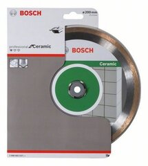 Deimantinis diskas Bosch Standard For Ceramic 200x25,4mm kaina ir informacija | Mechaniniai įrankiai | pigu.lt