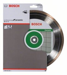 Алмазный диск Bosch Standard for Ceramic 250x25,40мм цена и информация | Механические инструменты | pigu.lt