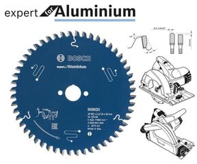 Pjovimo diskas Bosch Expert Aliuminium, 305 mm kaina ir informacija | Pjūklai, pjovimo staklės | pigu.lt