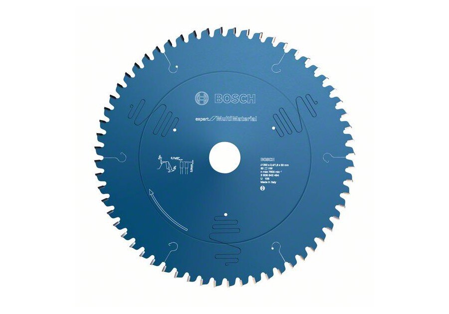 Pjovimo diskas medienai Bosch Expert, 250 mm kaina ir informacija | Pjūklai, pjovimo staklės | pigu.lt