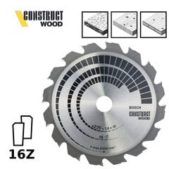 Пильный диск Bosch Construct Wood, 235 мм цена и информация | Пилы, циркулярные станки | pigu.lt