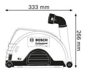 Šlifuoklis Gde 230 FC-T Bosch 1600A003DM kaina ir informacija | Šlifuokliai | pigu.lt