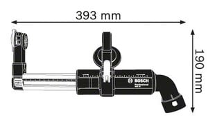 Система пылеудаления Bosch GDE16 Plus Professional (1.600.A00.15Z) цена и информация | Перфораторы | pigu.lt