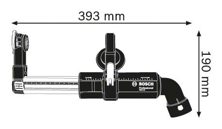 Dulkių nusiurbimo sistema Bosch GDE16 Plus Professional (1.600.A00.15Z) kaina ir informacija | Perforatoriai | pigu.lt