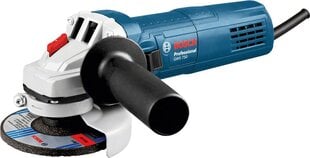 Электрическая угловая шлифовальная машина Bosch GWS 750-125 Professional цена и информация | Шлифовальные машины | pigu.lt