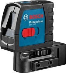 Линейный лазерный уровень Bosch GLL 2-15 + универсальный держатель BM 1 (0601066J00) цена и информация | Механические инструменты | pigu.lt