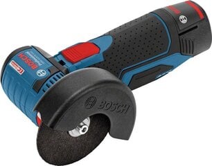 Аккумуляторная угловая шлифовальная машина Bosch GWS 12V- 76 Professional (0.601.9F2.000) цена и информация | Шлифовальные машины | pigu.lt