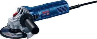 Электрическая угловая шлифовальная машина Bosch GWS 9-115 900W 115 мм цена и информация | Шлифовальные машины | pigu.lt