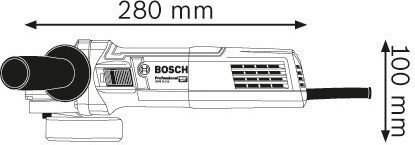 Elektrinis kampinis šlifuoklis Bosch GWS 9-115 900W 115mm kaina ir informacija | Šlifuokliai | pigu.lt