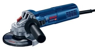 Kampinis šlifuoklis Bosch GWS 9-115S, 115mm, 900W kaina ir informacija | Šlifuokliai | pigu.lt